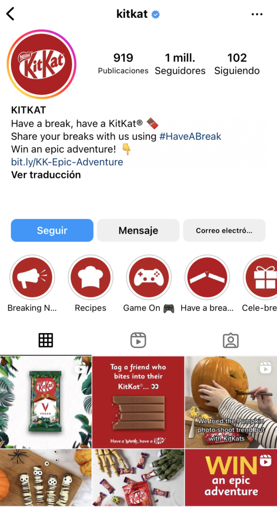 kitkat social media